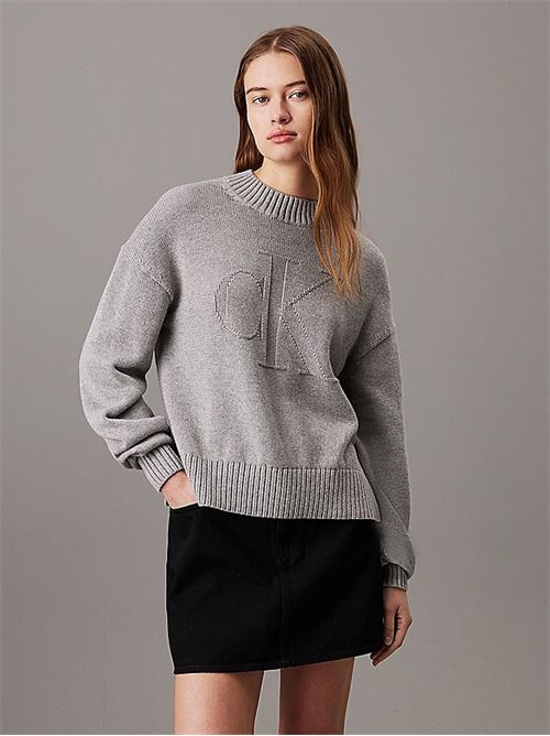 ck intarsia loose sweater CALVIN KLEIN JEANS | J20J224224P41